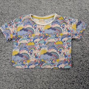 Lot of 4 Girls Shirts Assorted Brands Colors Chore Casual Play School Multicolor